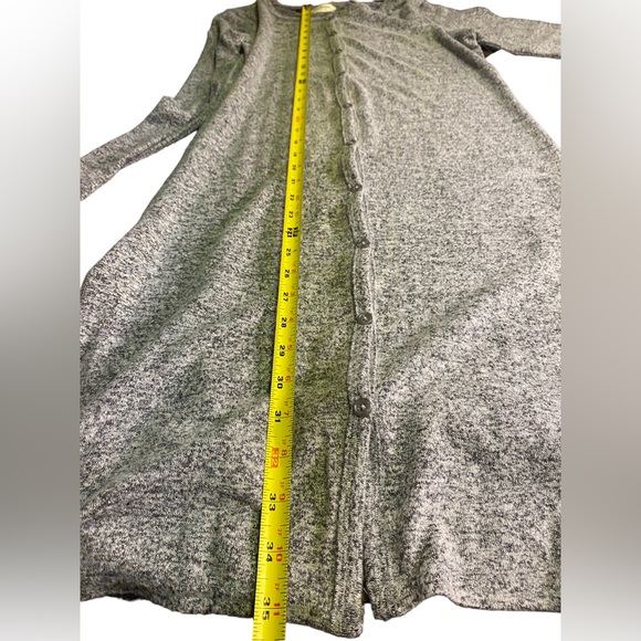 NWT! LUCKY BRAND Women's Cloud Jersey Ribbed Long Cardigan SIZE SMALL - Picture 9 of 10